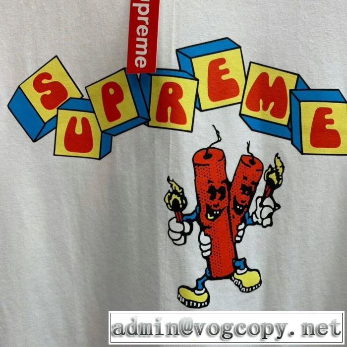 2019春夏のトレンド新商品 シャツ/半袖 2色可選 Supreme 19SS Dynamite Tee 大人っぽく着こなし