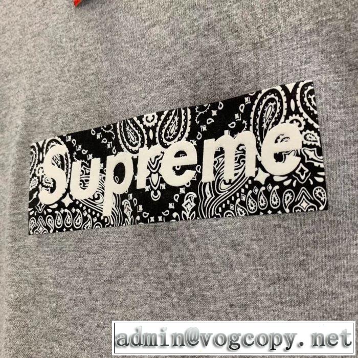 ぜひ今年のトレンドをチェックBox Supreme 01FW Paisley Box Logo Tee  シャツ/半袖 4色可選