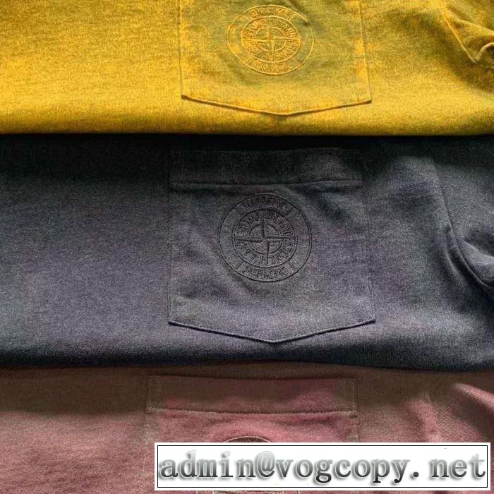 Supreme 19SS Stone Island Pocket Tee Shirt  シャツ/半袖 3色可選 夏気分UP最新コレクション