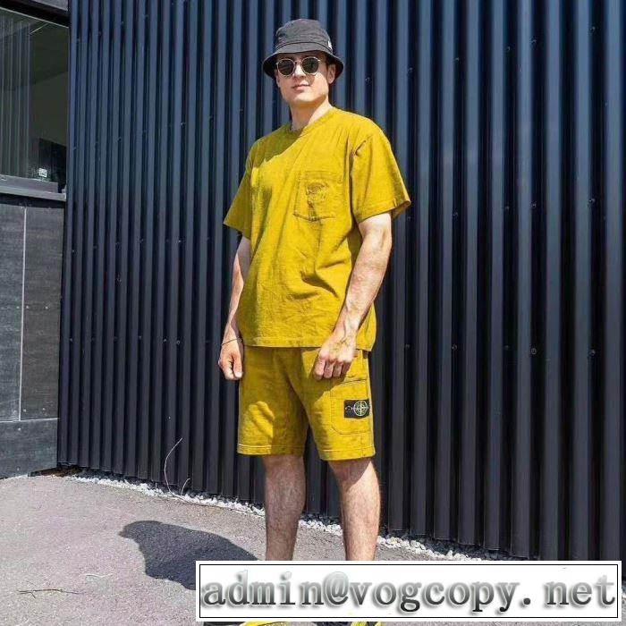 Supreme 19SS Stone Island Pocket Tee Shirt  シャツ/半袖 3色可選 夏気分UP最新コレクション