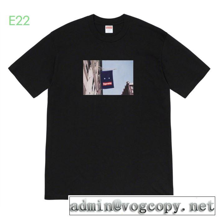 2019秋断然ブランド推し 3色可選  Tシャツ/半袖   もちろん相性抜群Supreme 19FW Banner Tee