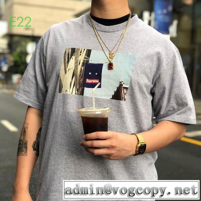 2019秋断然ブランド推し 3色可選  Tシャツ/半袖   もちろん相性抜群Supreme 19FW Banner Tee