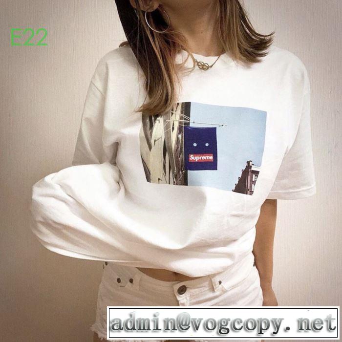 2019秋断然ブランド推し 3色可選  Tシャツ/半袖   もちろん相性抜群Supreme 19FW Banner Tee