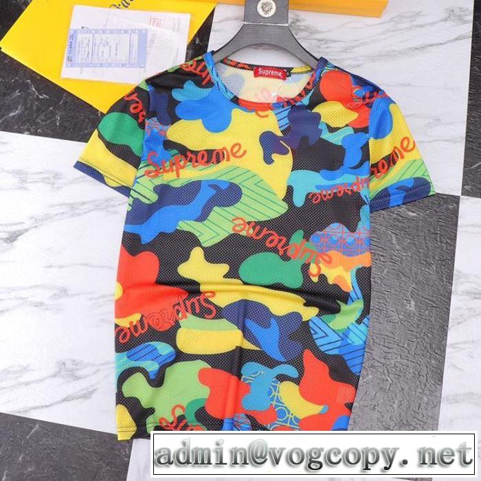 【2019秋冬】今きてる最先端ブランドシュプリーム SUPREME サイズのよさを感じる新作 2色可選  Tシャツ/半袖