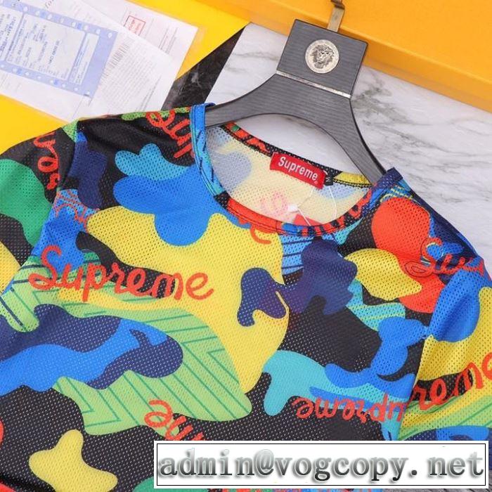 【2019秋冬】今きてる最先端ブランドシュプリーム SUPREME サイズのよさを感じる新作 2色可選  Tシャツ/半袖