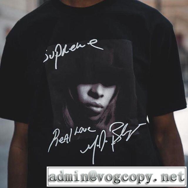素敵続くトレンド 4色可選  Tシャツ/半袖 Supreme 19FW Mary.J Blige Tee  活躍するトレンドアイテム