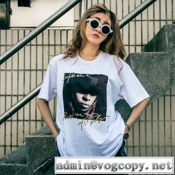 素敵続くトレンド 4色可選  Tシャツ/半袖 Supreme 19FW Mary.J Blige Tee  活躍するトレンドアイテム