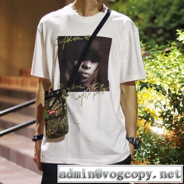 素敵続くトレンド 4色可選  Tシャツ/半袖 Supreme 19FW Mary.J Blige Tee  活躍するトレンドアイテム
