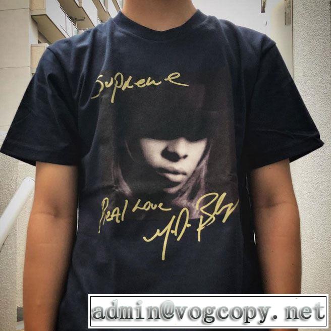素敵続くトレンド 4色可選  Tシャツ/半袖 Supreme 19FW Mary.J Blige Tee  活躍するトレンドアイテム