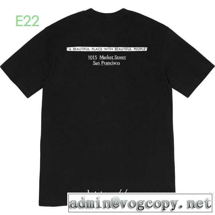 シュプリーム 2019秋冬トレンドアイテム SUPREME 今年注目な新品セール 半袖Tシャツ 秋冬とれんど新品目立ち