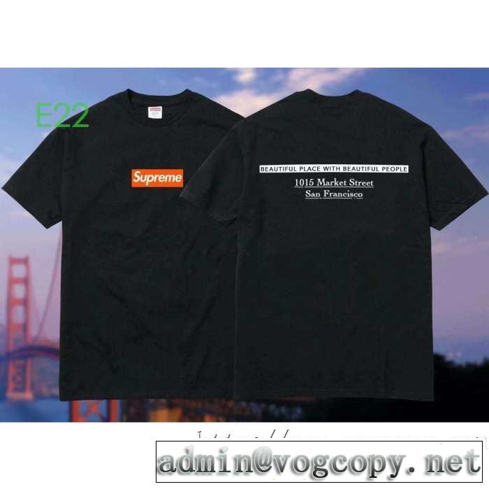 シュプリーム 2019秋冬トレンドアイテム SUPREME 今年注目な新品セール 半袖Tシャツ 秋冬とれんど新品目立ち