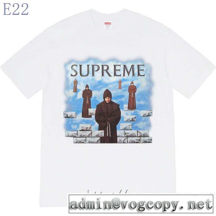人気ファッション雑誌でも掲載 2色可選 シュプリーム最重要！2019秋冬トレンド  SUPREME 半袖Tシャツ 最新トレンドコーデおすすめ
