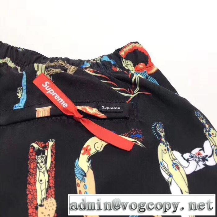 魅力的なカラー使い SUPREME 2019限定 男性に人気 スエットパンツ 2色可選シュプリーム今流行のストリート上品