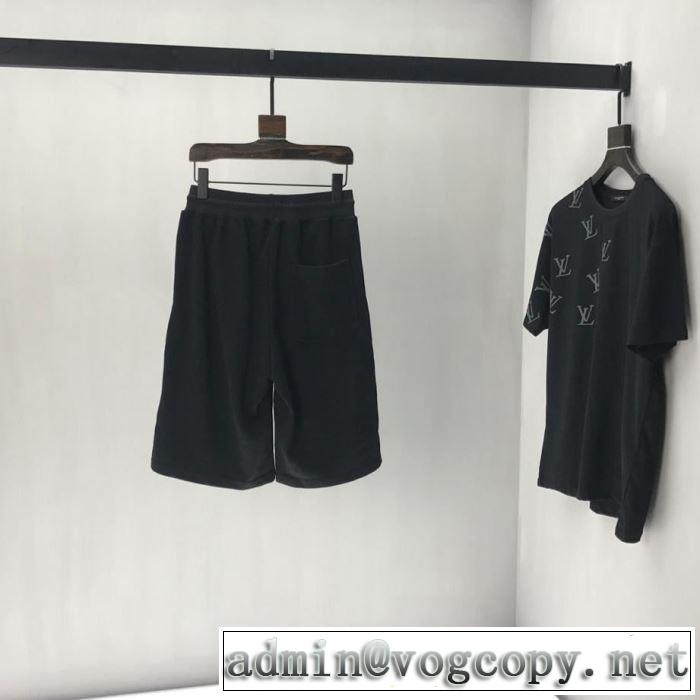 夏先に大活躍する 19SS Swarovski Box Logo Tee ブランドの話題の新作も！ 上下セット 上品なリラックス感
