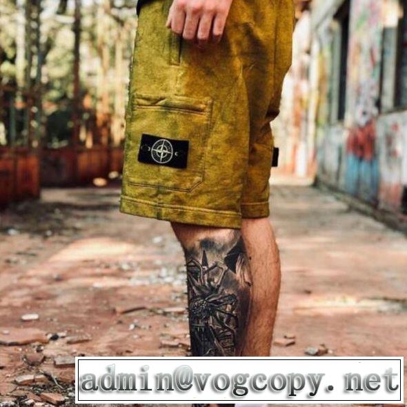 爽やかカジュアル人気 Supreme x Stone Island 19SS Sweatshort 3色可選 チノパン今期のトレンド定番アイテム