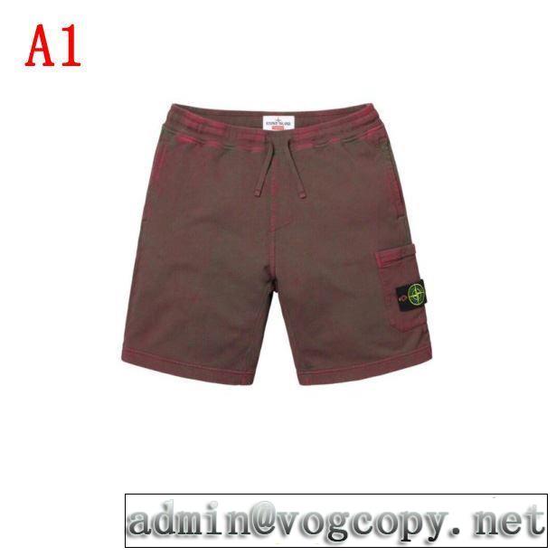 爽やかカジュアル人気 Supreme x Stone Island 19SS Sweatshort 3色可選 チノパン今期のトレンド定番アイテム