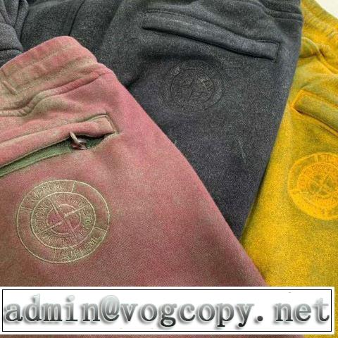 爽やかカジュアル人気 Supreme x Stone Island 19SS Sweatshort 3色可選 チノパン今期のトレンド定番アイテム