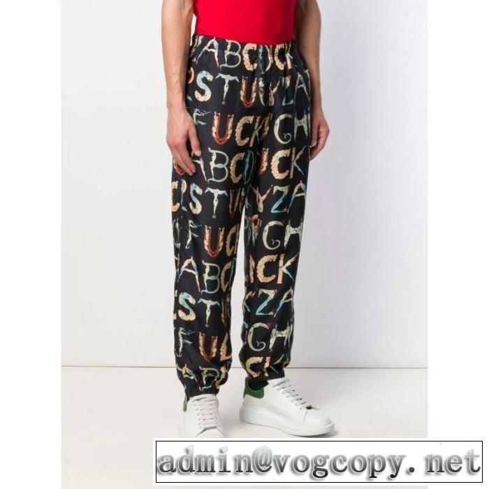 2019春夏は人気定番 upreme Alphabet Silk Pant  スエットパンツ 夏ファッションをおしゃれに楽しもう