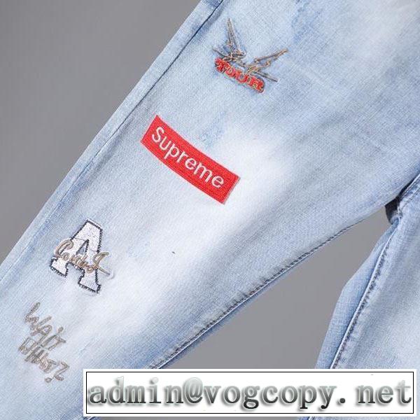 SUPREME  シュプリーム 2019秋のファッショントレンドはこれ サイズのよさを感じる新作ジーパン パンツ