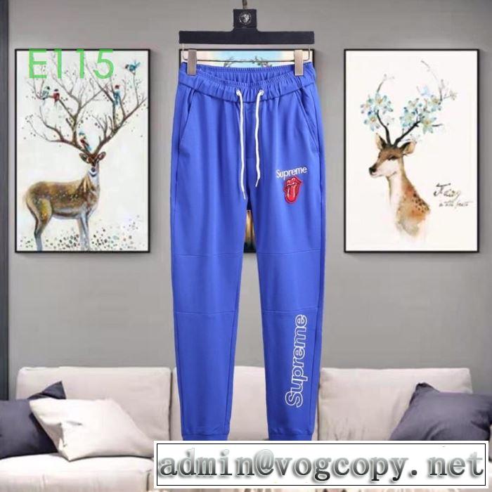 機能性が良くブランド新品 スエットパンツ シュプリーム SUPREME  秋服コーデ2019年版