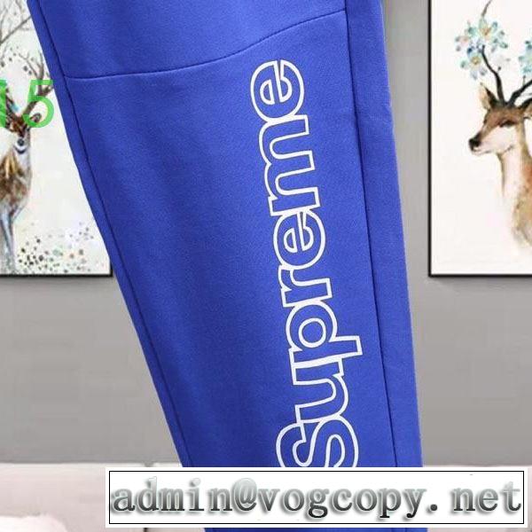 機能性が良くブランド新品 スエットパンツ シュプリーム SUPREME  秋服コーデ2019年版