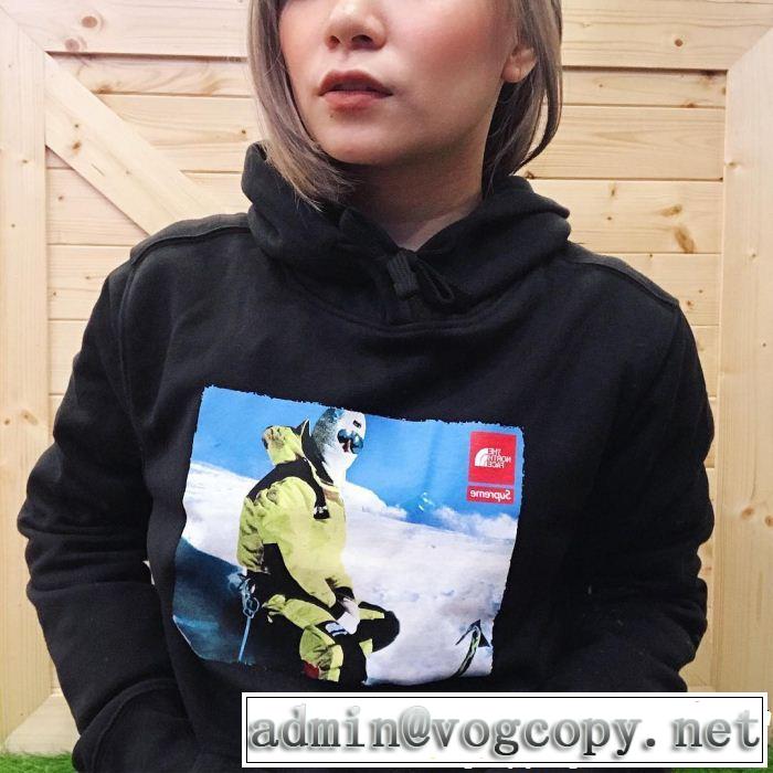 透け感優しい シュプリームSUPREMEサラサラの着心地  2019年の春夏に着たい 2色可選 パーカー