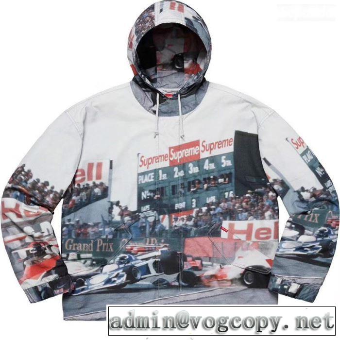 2019春夏は人気定番 Supreme 19ss Grand Prix Parka 爽やかな雰囲気に仕上げる 軽量ジャケット