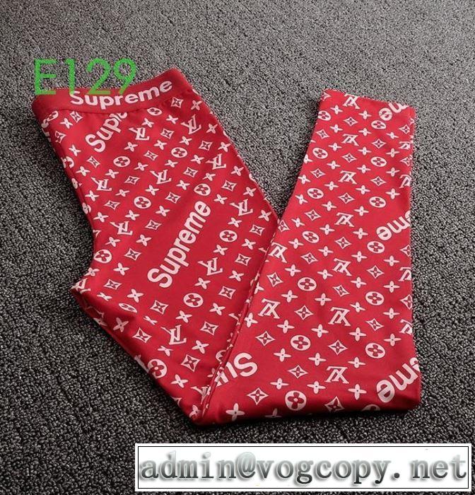やっぱり優しい色  シュプリーム SUPREME 【2019秋冬】の注目トレンド  2色可選  上下セット 男女兼用