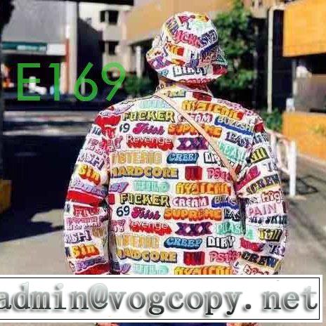 2色可選 ブルゾン 気になる2019年秋のファッション Supreme x Hysteric Glamour textwork jacket