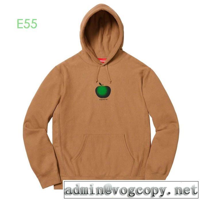 Supreme 19AW Apple Hooded Sweatshirt 苹果logo 2色可選 サイズのよさを感じる新作 パーカー