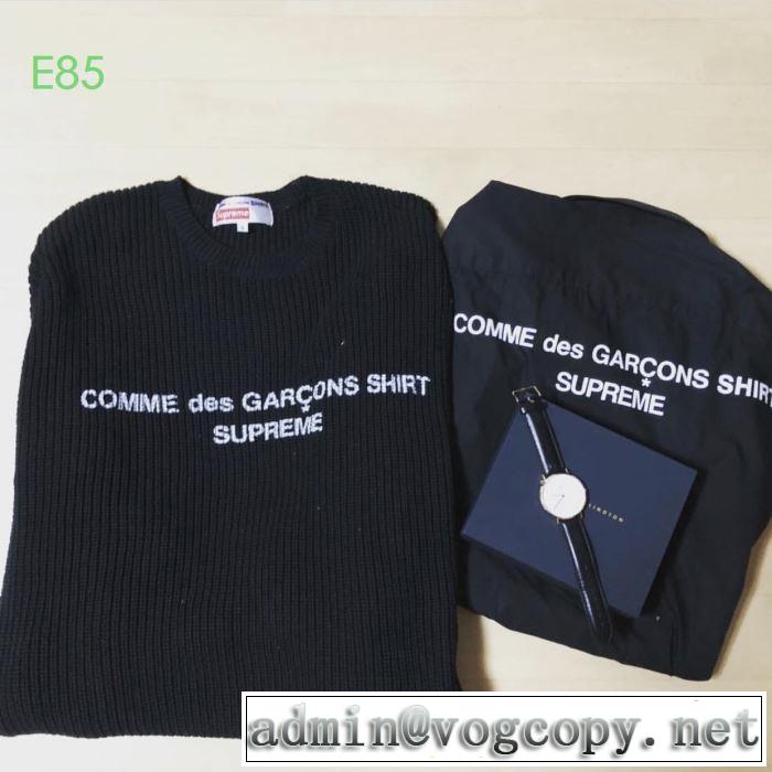 Supreme x Comme des Garons SHIRT Sweater 3色可選  2019秋冬最重要アイテム プルオーバーパーカー