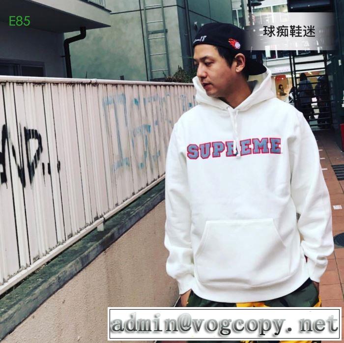 さわやかに新品おすすめ Supreme Cord Collegiate Logo Hooded 3色可選  パーカー お洒落で秋冬注目トレンド