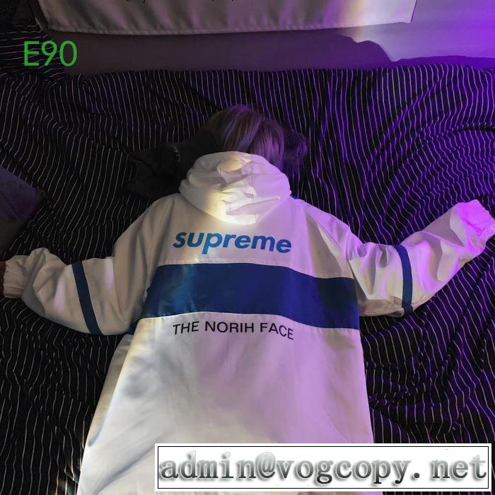 シンプルに着こなしたい シュプリーム SUPREME 19AW 絶対おさえるべきカラーと最新 2色可選  パーカー