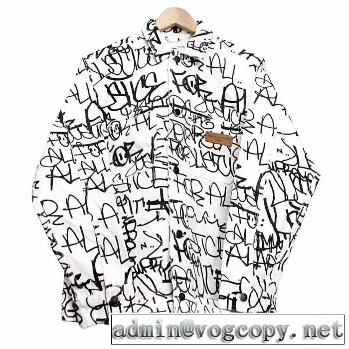2019-2020秋冬流行色紹介 Supreme X Cdg SHIRT Printed Canvas Chore  ブルゾン さわやかに新品おすすめ