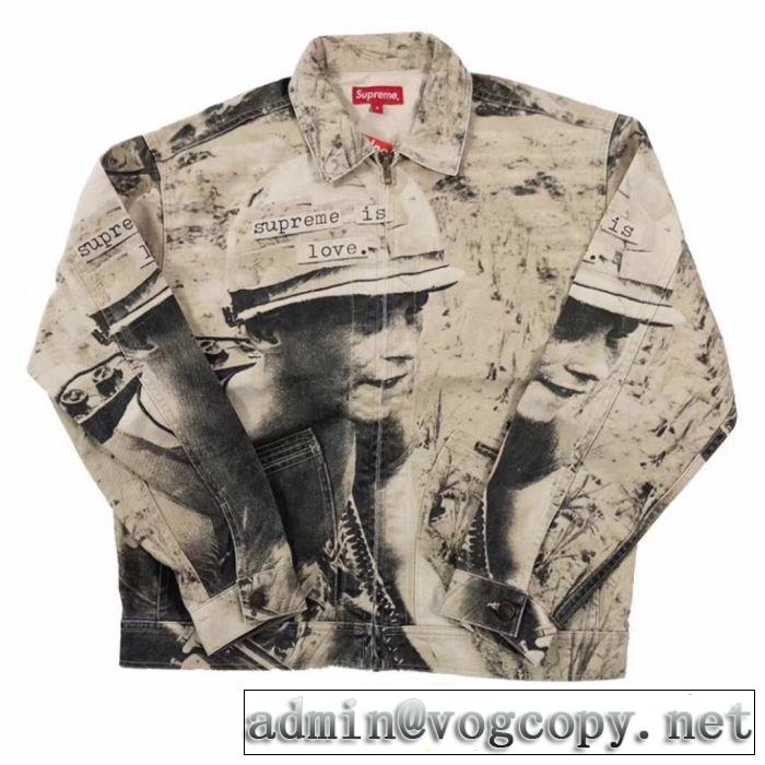今年の秋冬のトレンド激安セール  ブルゾン Supreme 19FW Supreme Is Love Denim Work Jacket