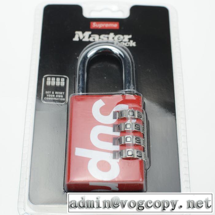 オススメしたい最新注目ファション 暗号錠 2色可選  Supreme 19SS Master Lock Numeric  夏らしい季節感