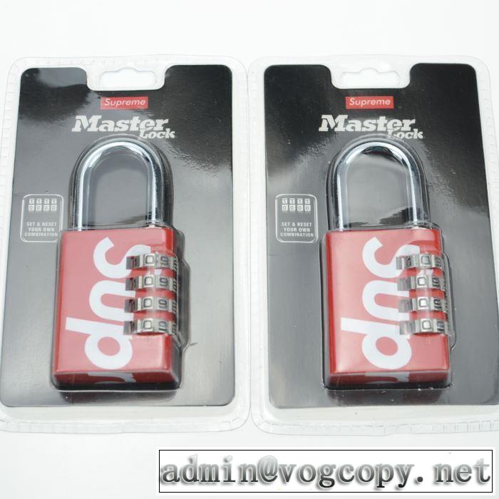 オススメしたい最新注目ファション 暗号錠 2色可選  Supreme 19SS Master Lock Numeric  夏らしい季節感