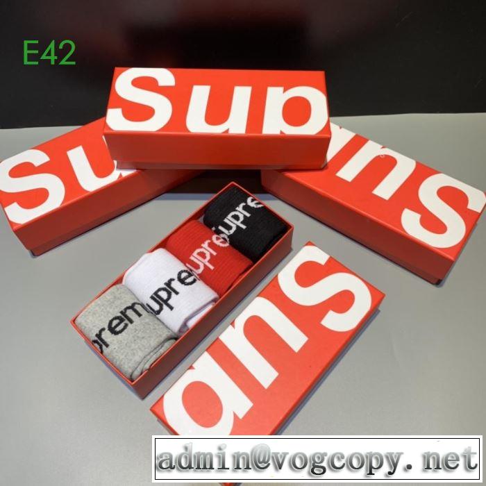 さわやかに新品おすすめ シュプリーム 靴下 SUPREME  2019秋冬トレンド押さえておきたい