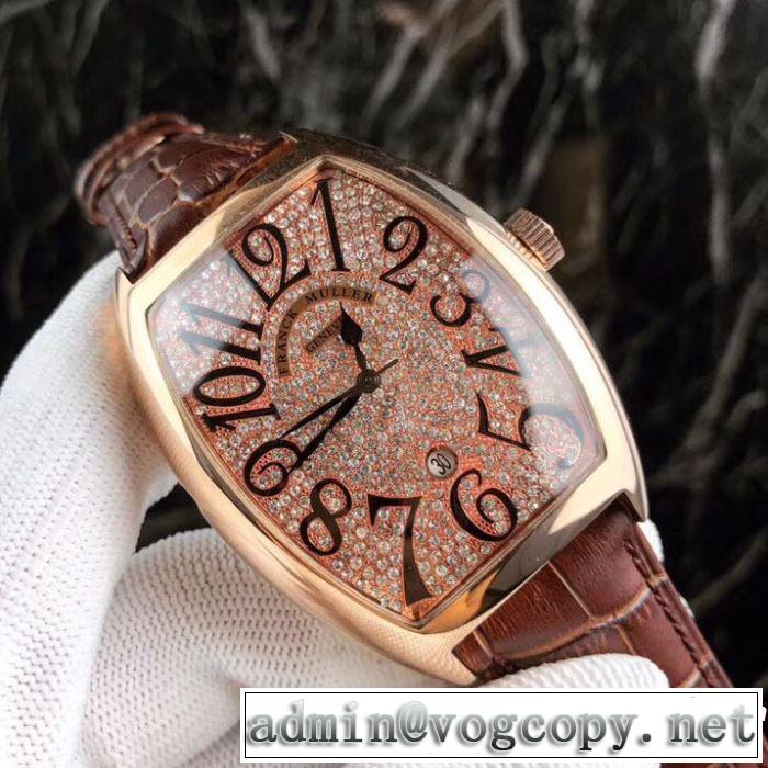 2019年の夏のマスト まずは定番！人気アイテム FRANCK MULLER フランクミュラー 腕時計 2色選択可