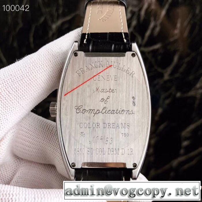 2019年の夏のマスト まずは定番！人気アイテム FRANCK MULLER フランクミュラー 腕時計 2色選択可