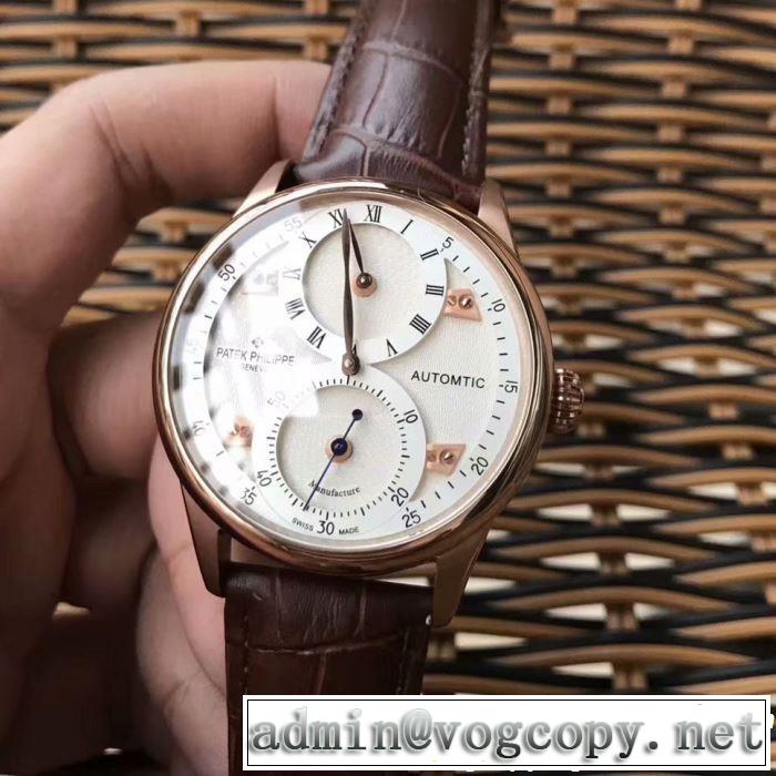 2019夏ファション新品 まずは定番！人気アイテム パテックフィリップ Patek Philippe 腕時計 2色選択可