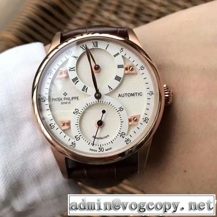 2019夏ファション新品 まずは定番！人気アイテム パテックフィリップ Patek Philippe 腕時計 2色選択可
