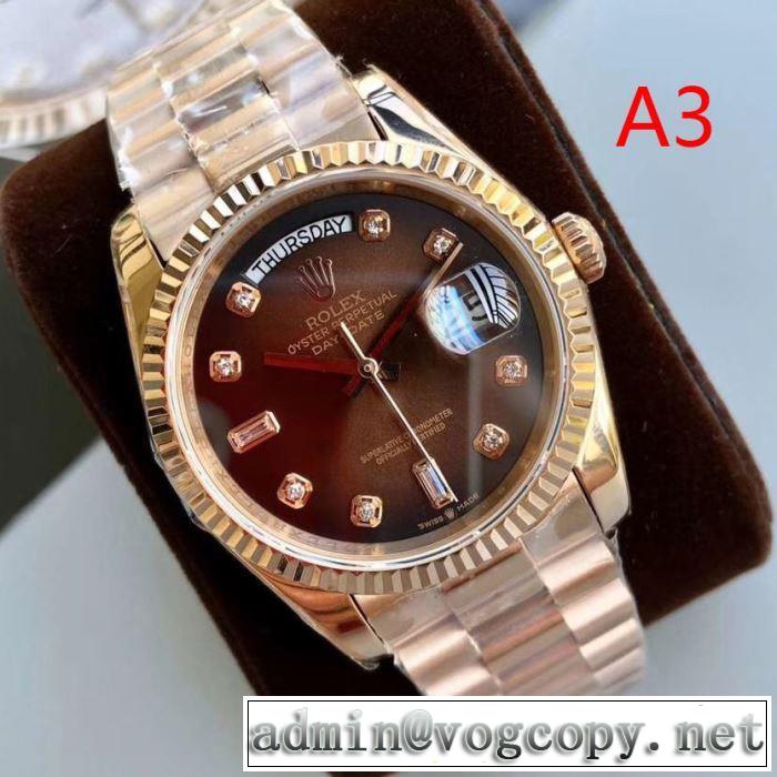 腕時計 3色選択可 ロレックス ROLEX トレンド入り確実最新コレクション 2020秋冬流行ファション
