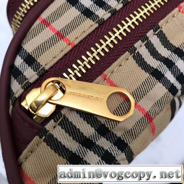 大人のカジュアルスタイル  バーバリー 今期注目のブランドトレンド BURBERRY 2色選択可 2019春夏は人気定番 ウエストポーチ
