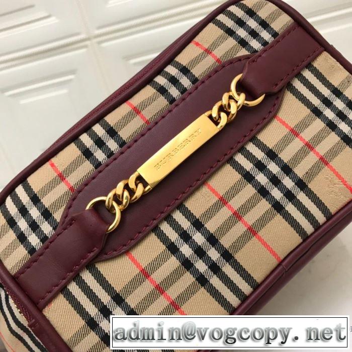 大人のカジュアルスタイル  バーバリー 今期注目のブランドトレンド BURBERRY 2色選択可 2019春夏は人気定番 ウエストポーチ