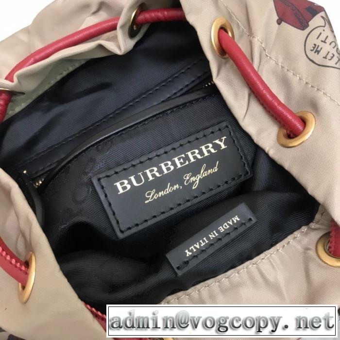 夏っぽさ新作アイテム リュック 着るだけで上品なスタイル バーバリー BURBERRY 最も目立ったブランド新品 2色選択可