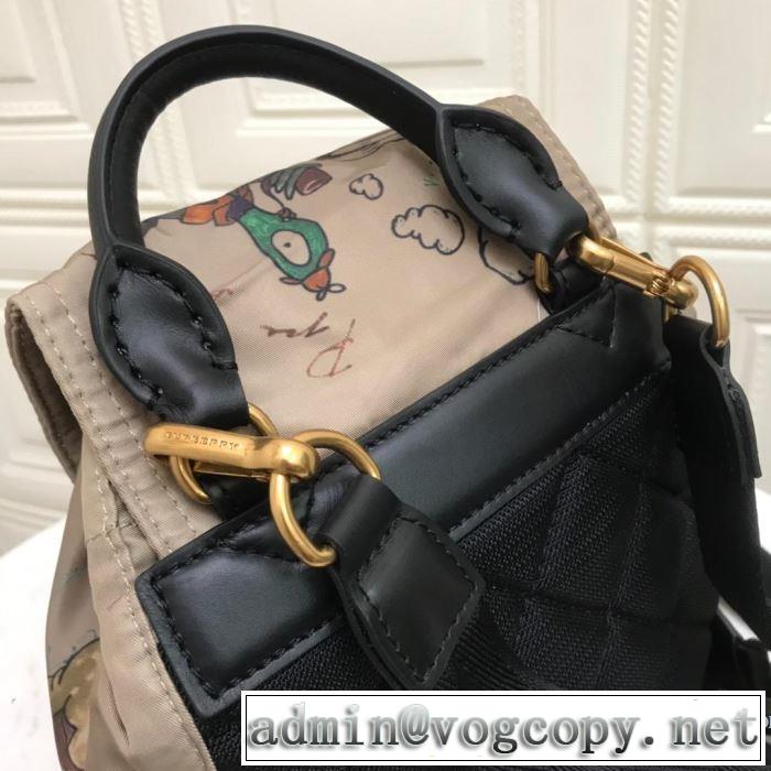 夏っぽさ新作アイテム リュック 着るだけで上品なスタイル バーバリー BURBERRY 最も目立ったブランド新品 2色選択可