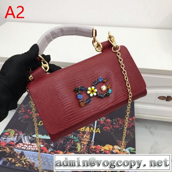 2019夏色っぽさ ドルチェ＆ガッバーナ Dolce&Gabbana おしゃれデザインも大人気 レディースバッグ 多色選択可 夏の王道　適度な上品さ