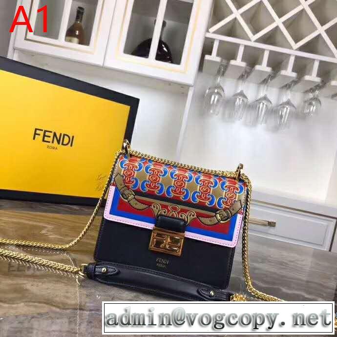 今流行りの最新コレクション 2019春夏は人気定番 フェンディ FENDI 斜め掛けバッグ 4色可選