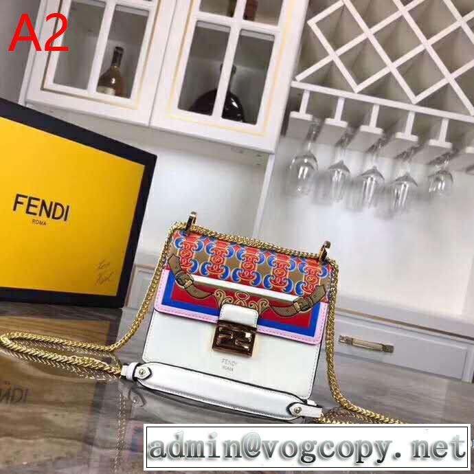今流行りの最新コレクション 2019春夏は人気定番 フェンディ FENDI 斜め掛けバッグ 4色可選
